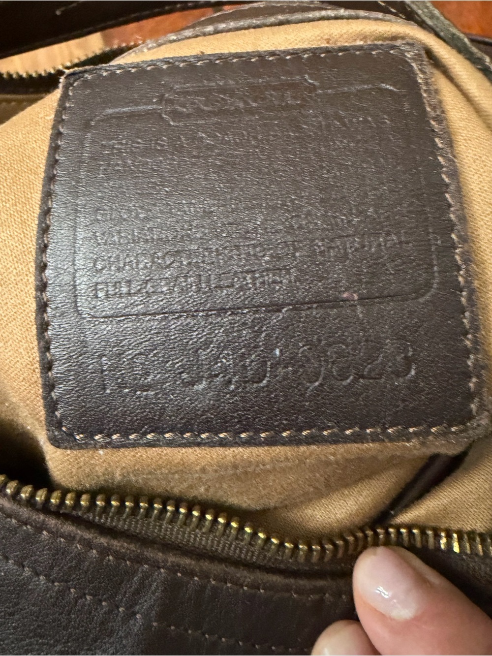 Coach Vintage Legacy West Hobo 9823 Dark Brown - Picture 6 of 7